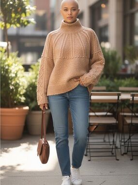 Altuzarra Cream Turtleneck Sweater